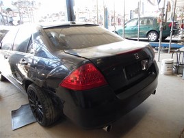 2007 Honda Accord EX Black Sedan 3.0L AT #A24924